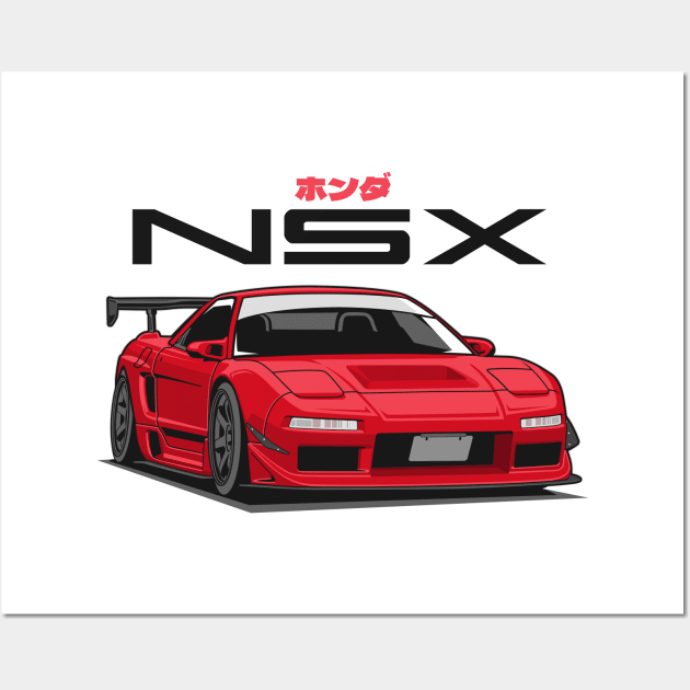 Honda NSX Wall Art by squealtires